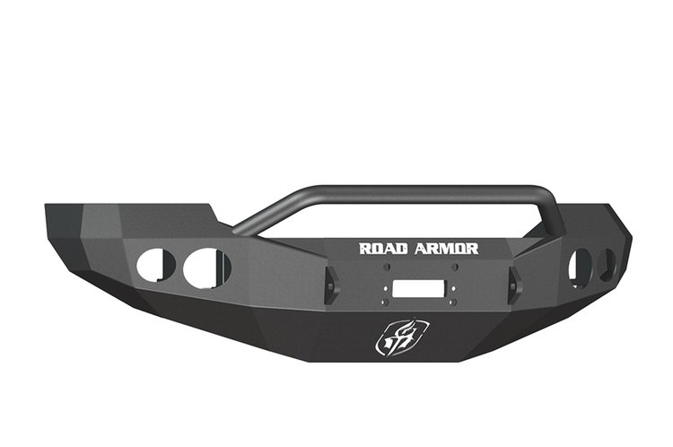 60504B Stealth Winch Front Bumper, Pre-Runner Guard, Satin Black, Fits Select Ford Excursion/F-250/F-350/F-450 Super-Duty