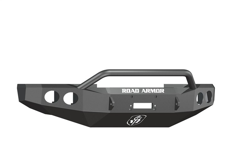 60804B Stealth Winch Front Bumper, Pre-Runner Guard, Satin Black, Fits Select Ford F-250/F-350/F-450 Super-Duty
