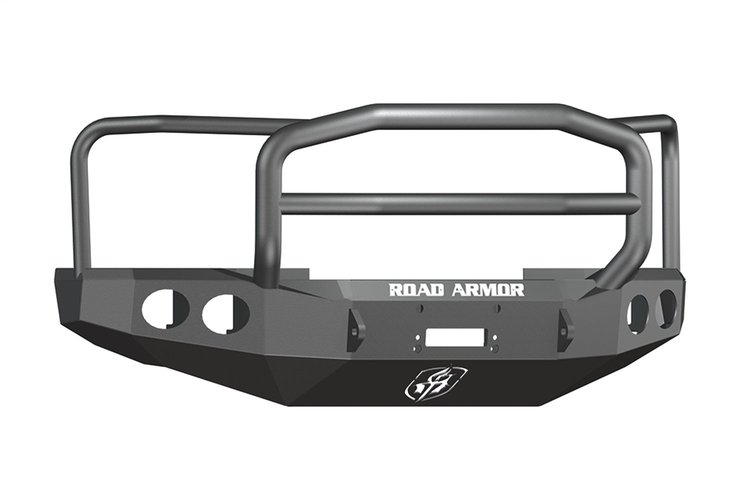 60805B Stealth Winch Front Bumper, Lonestar Guard, Satin Black, Fits Select Ford F-250/F-350/F-450 Super-Duty