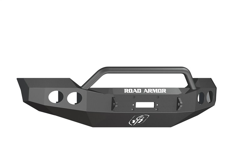 61104B Stealth Winch Front Bumper, Pre-Runner Guard, Satin Black, Fits Select Ford F-250/F-350 Super-Duty