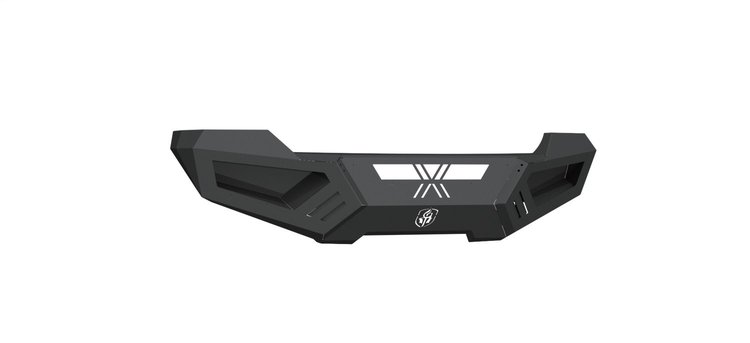 6112XF0B Spartan Non-Winch Front Bumper, Steel, Satin Black, Fits Select Ford F-250/F-350/F-450/F-550 Super-Duty