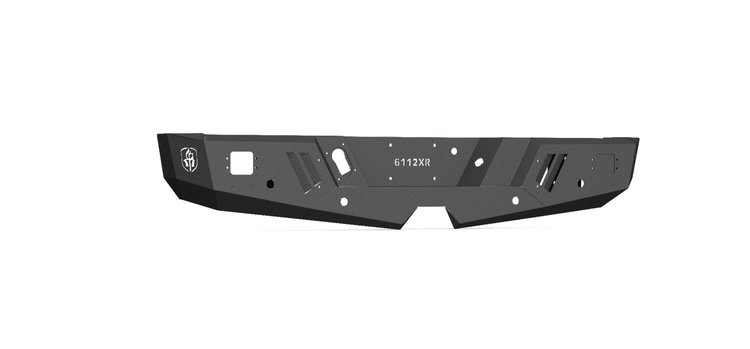 6112XR0B Spartan Non-Winch Rear Bumper, Steel, Satin Black, Fits Select Ford F-250/F-350/F-450/F-550 Super-Duty