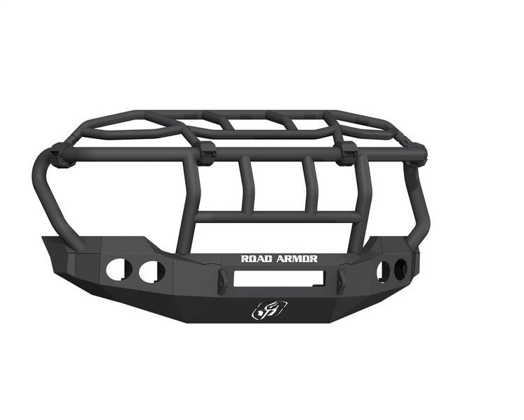 611403B-NW Stealth Non-Winch Front Bumper, Intimidator Guard, Satin Black, Fits Select Ford F-250/F-350/F-450/F-550 Super-Duty