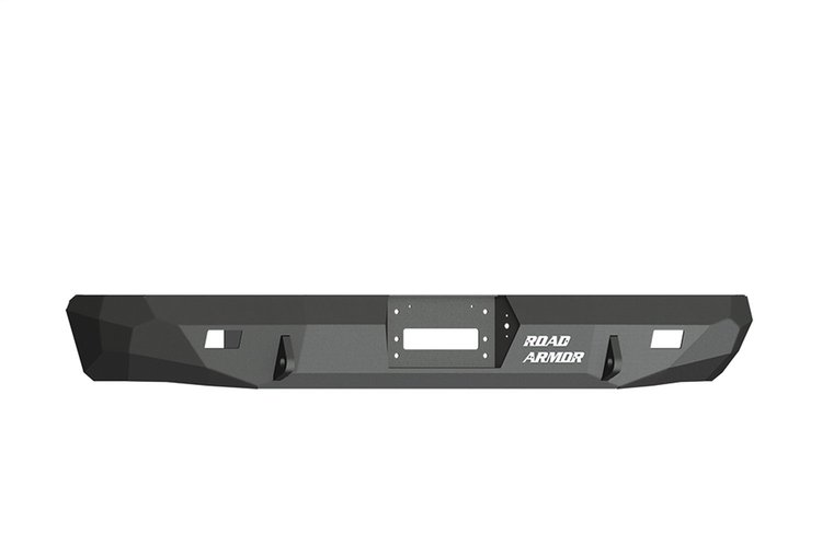 61200B Stealth Winch Rear Bumper, Steel, Satin Black, Fits Select Ford Excursion