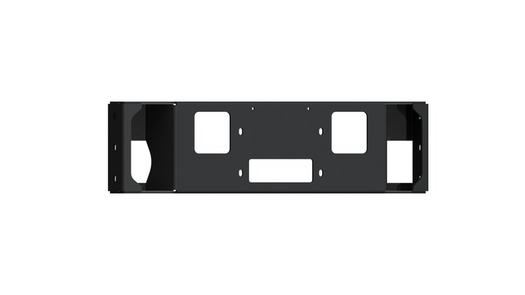 615V-WP Vaquero Winch Plates, Front, Satin Black, Fits Select Ford F-150