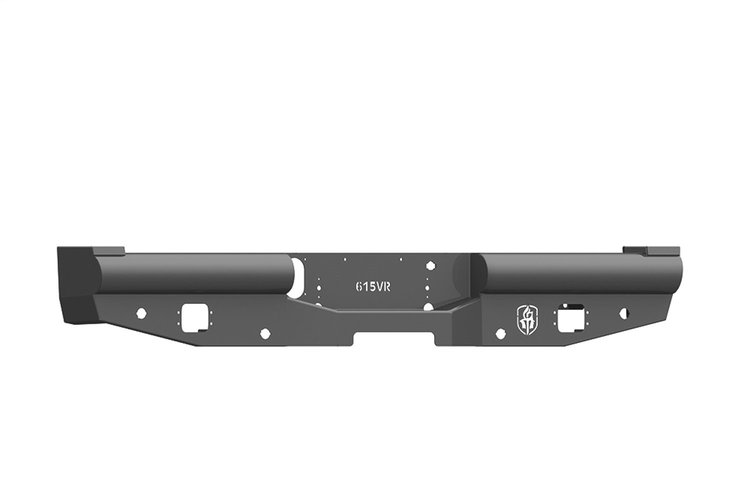615VR0B Vaquero Non-Winch Rear Bumper, Steel, Satin Black, Fits Select Ford F-150