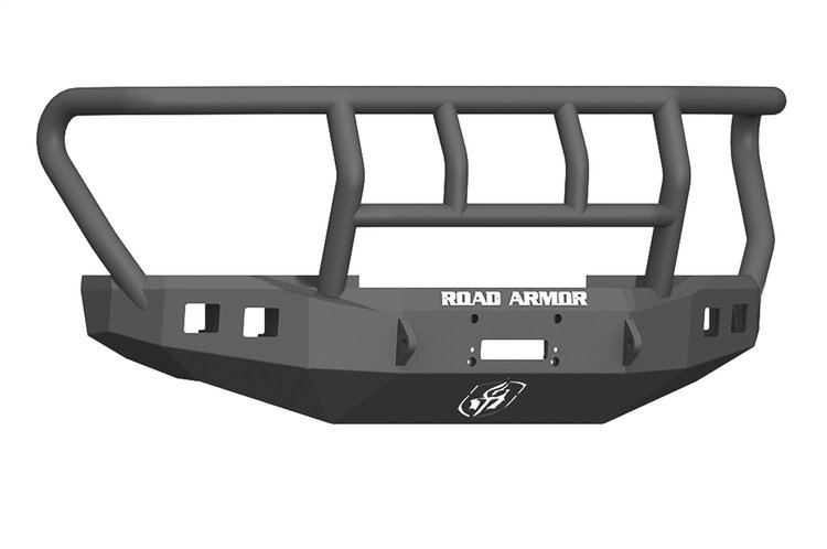 617F2B Stealth Winch Front Bumper, Titan II Guard, Satin Black, Fits Select Ford F-250/F-350 Super-Duty