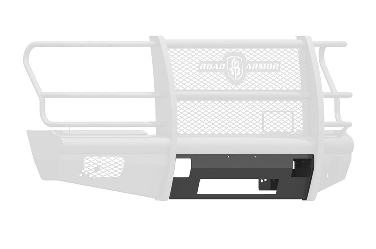 617V-NWP Vaquero Non-Winch Plate Replacement Parts, Front, Satin Black, Fits Select Ford F-250/F-350/F-450 Super-Duty