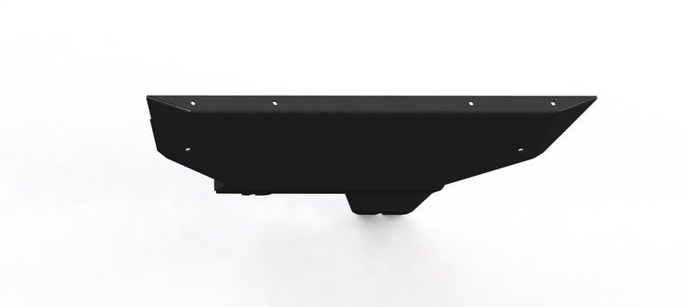 6213F1SPB Stealth Skid Plate, Mid Width, Steel, Satin Black