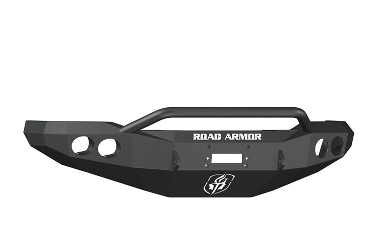 66004B Stealth Winch Front Bumper, Pre-Runner Guard, Satin Black, Fits Select Ford Excursion/F-250/F-350/F-450 Super-Duty