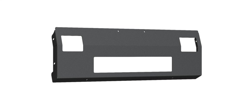 6992V-NWP Vaquero Non-Winch Plate, Front, Texture Black, Fits Select Ford F-250/F-350 Super-Duty