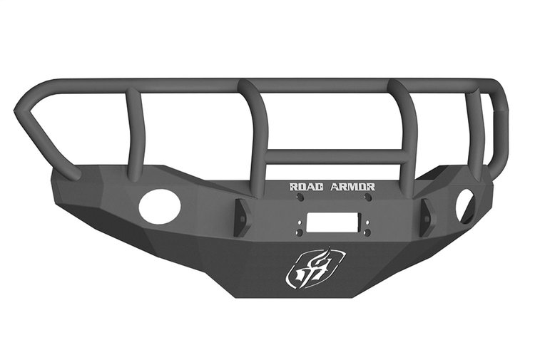 FJ801B Stealth Winch Front Bumper, Titan II Guard, Satin Black, Fits Select Toyota FJ Cruiser