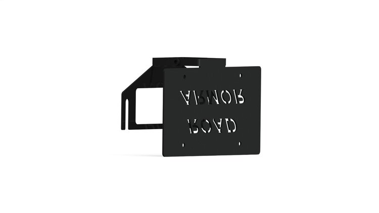 LPF360B Fairlead Otis LT Mounts And Brackets, 3.6 in. Offset, Satin Black