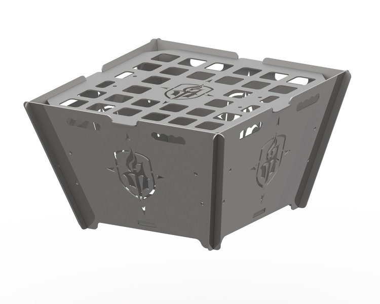 RAFP24 Firepit Assembly, 24 x 24 in., Raw Steel