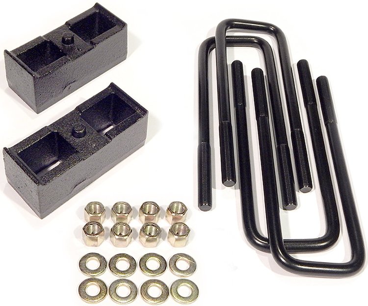 Block Kit for Rear 2011-2017 Chevy, GMC 2500HD 2WD, 4WD 8-Lug [1 in.]