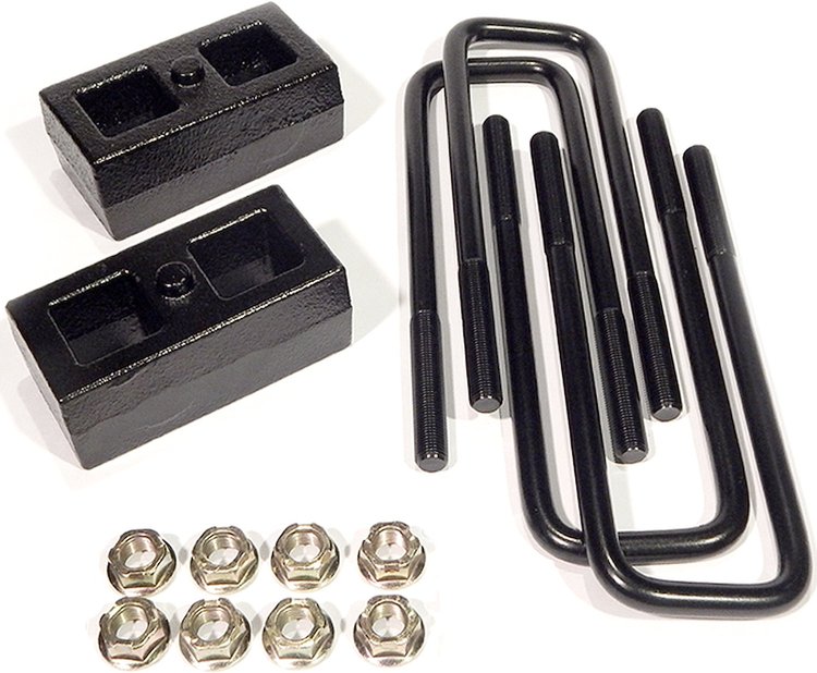 Block Kit for Rear 1995-2017 Toyota Tacoma, Tundra 2WD, 4WD 6-Lug [1 in.]