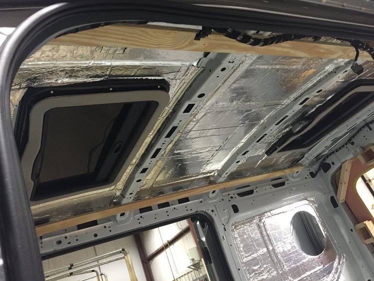 Roof Sound Deadening and Thermal Insulation Kit for 2015-2018 Chevrolet City Express