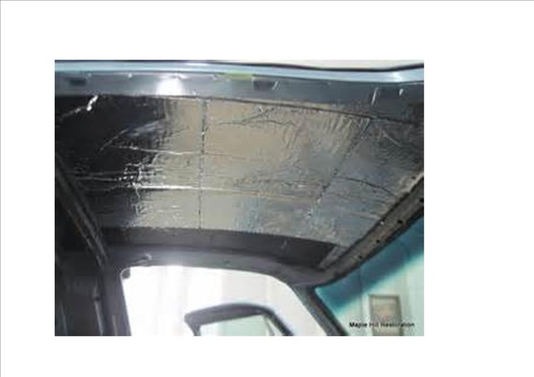 Roof Sound Deadening and Thermal Insulation Kit for 2005-2006 Mitsubishi Lancer Evolution 9