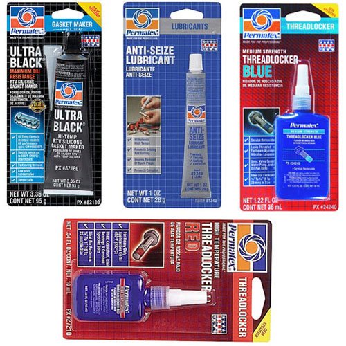 Threadlocker/Gasket Maker Kit Kit includes: Ultra Black Gasket Maker