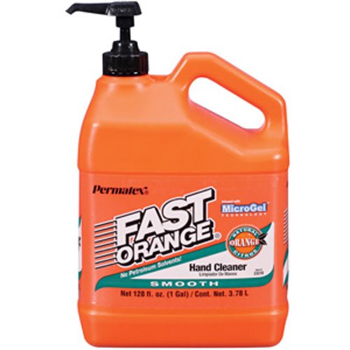 Fast Orange Smooth Lotion Hand Cleaner 1 Gallon Bottle w/ Pump