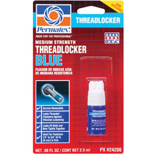 Blue Medium Strength Threadlocker 2.5ml Bottle