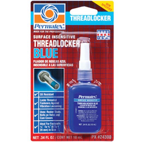 Blue Medium/High Strength Threadlocker 10ml Bottle