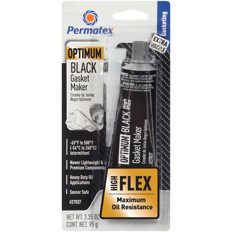Optimum Black RTV Gasket Maker 3.35 oz Tube