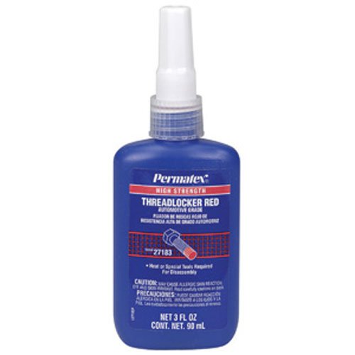 Red High Strength Threadlocker 90ml Bottle