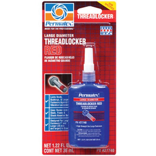 Red Large Diameter Threadlocker 36ml Bottle