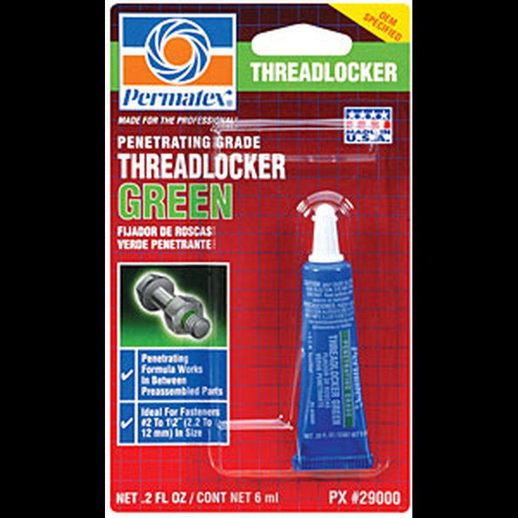 Green Penetrating Grade Threadlocker 6ml Tube