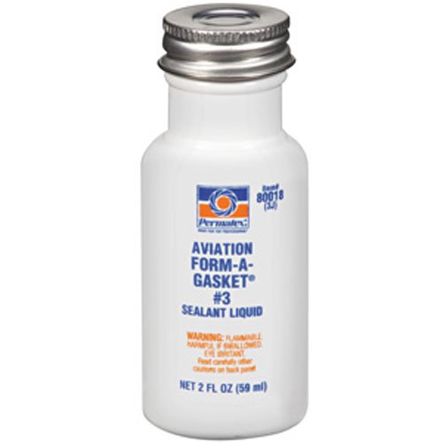 Aviation Form-A-Gasket No. 3 Sealant Liquid 2oz Bottle