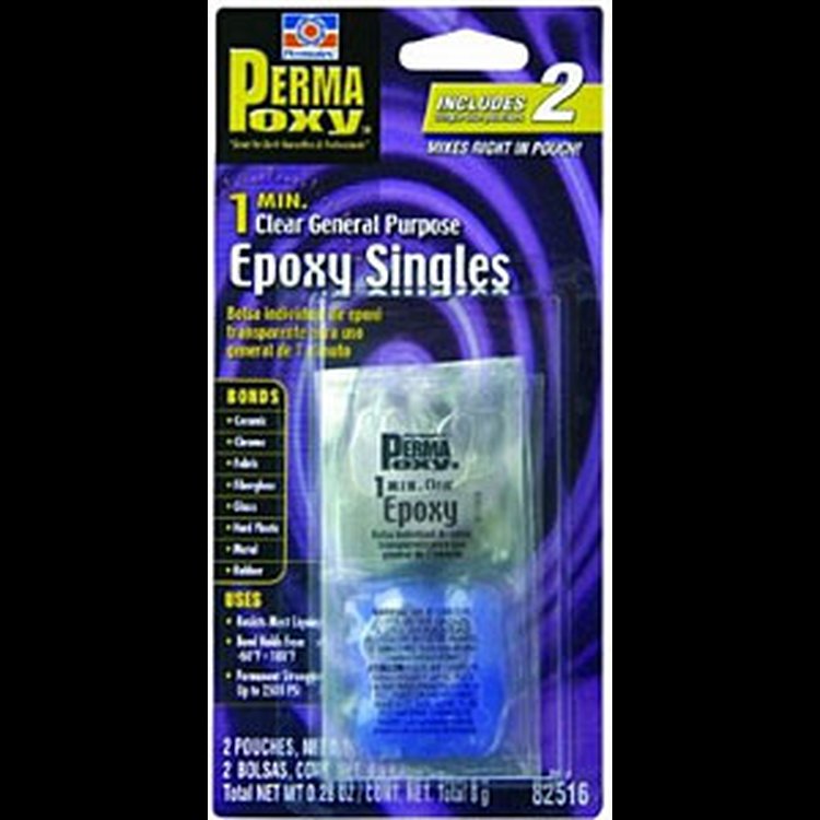 PermaPoxy 1 Minute General Purpose Epoxy 2 - 4g Pouches