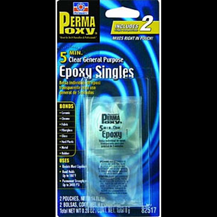 PermaPoxy 5 Minute General Purpose Expoxy 2 - 4g Pouches