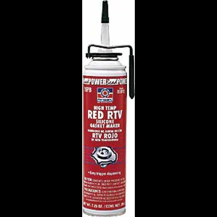 High-Temp Red RTV Silicone Gasket Maker 7.25oz PowerBead Can