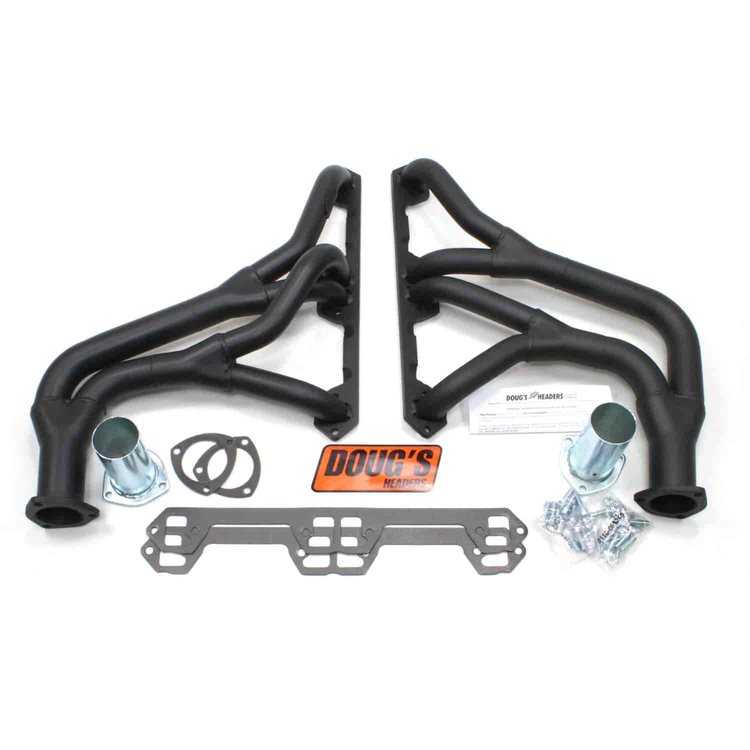 Black Hi-Temp Coated Headers 1972-1981 AMC/Jeep 304-401 4WD