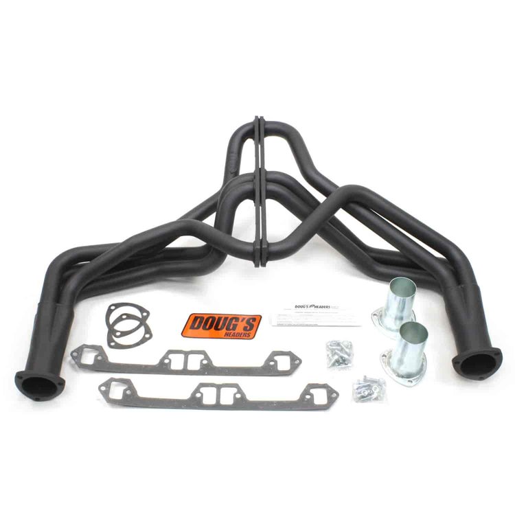 Black Hi-Temp Coated Headers 1972-1980 AMC/Jeep 304-401 4WD