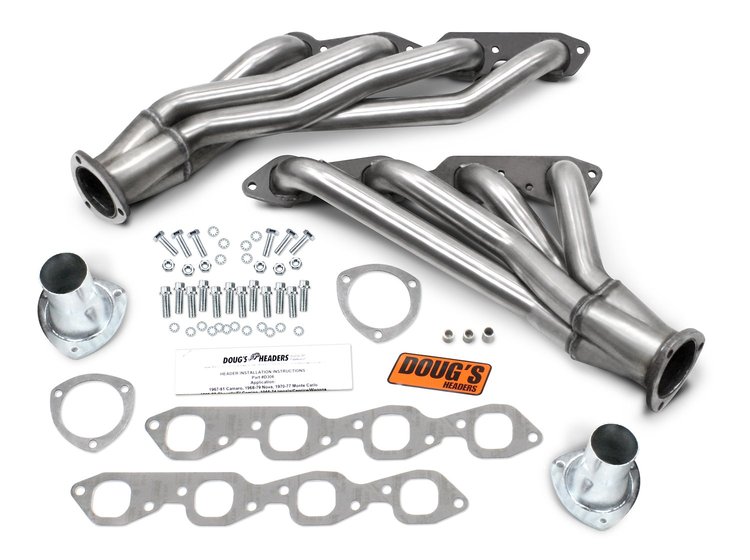Mid-Length Header for 1963-1986 GM C/K Truck, Suburban & Firebird Big Block Chevy [304 Stainless Steel]