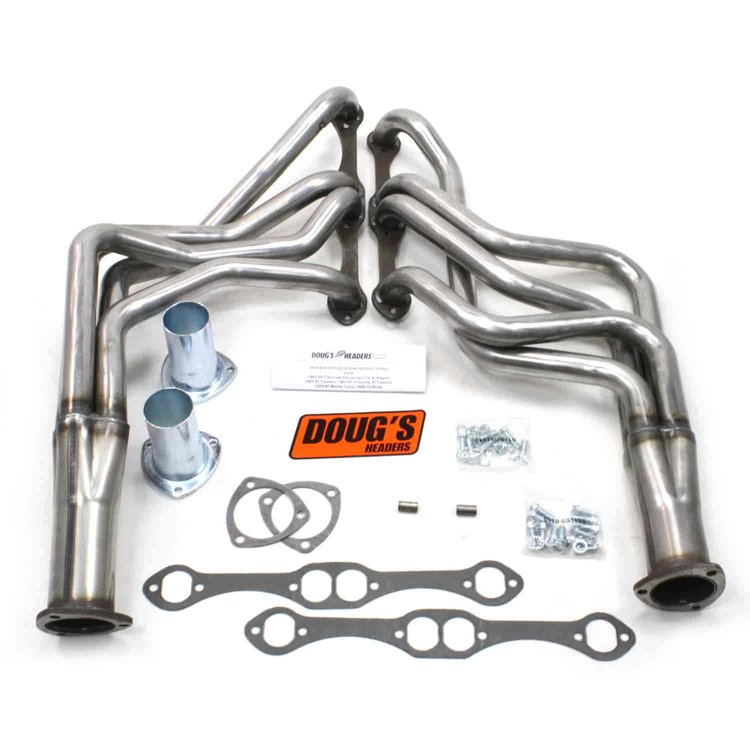 Uncoated/Raw Headers 1967-89 Small Block Chevy 265-400 1-5/8" Tube Diameter