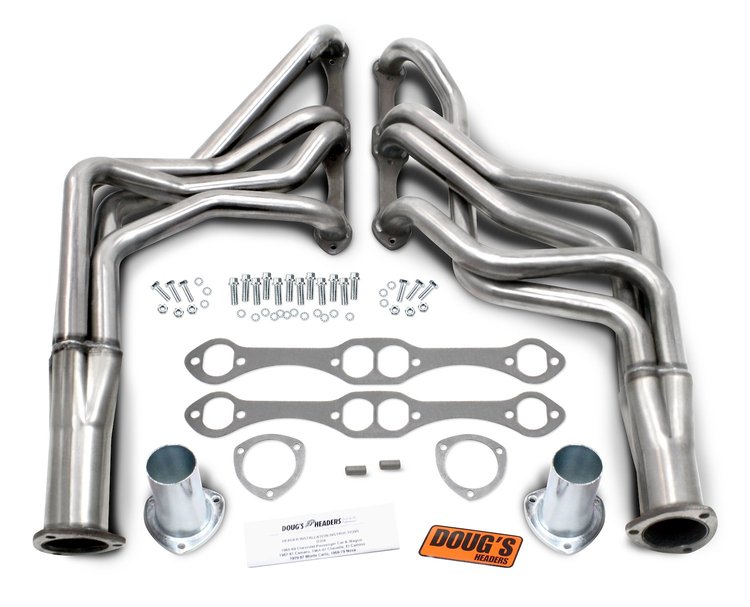 Long Tube Header for 1964-1989 GM F, G & A-Body Small Block Chevy [304 Stainless Steel]