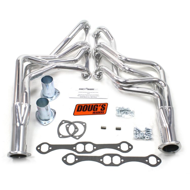 Metallic Ceramic Coated Headers 1967-89 Small Block Chevy 265-400 1-5/8" Tube Diameter