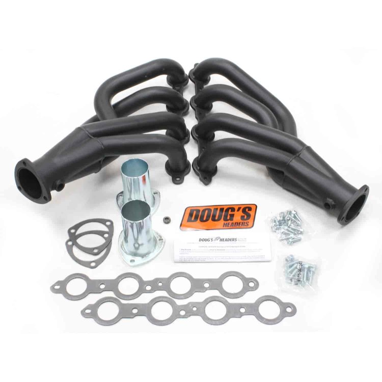 Black Hi-Temp Coated Headers 1955-57 GM LS1 Passenger Car/Wagon
