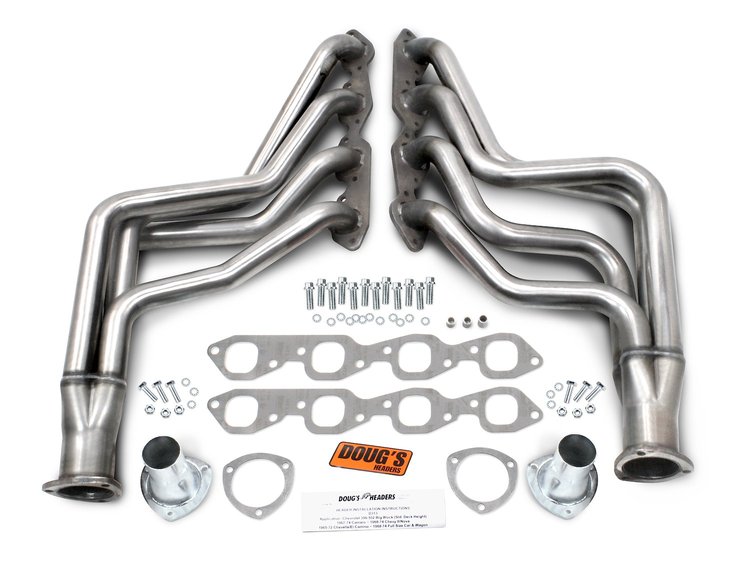 Long Tube Header for 1965-1981 GM F & A-Body Big Block Chevy [304 Stainless Steel]