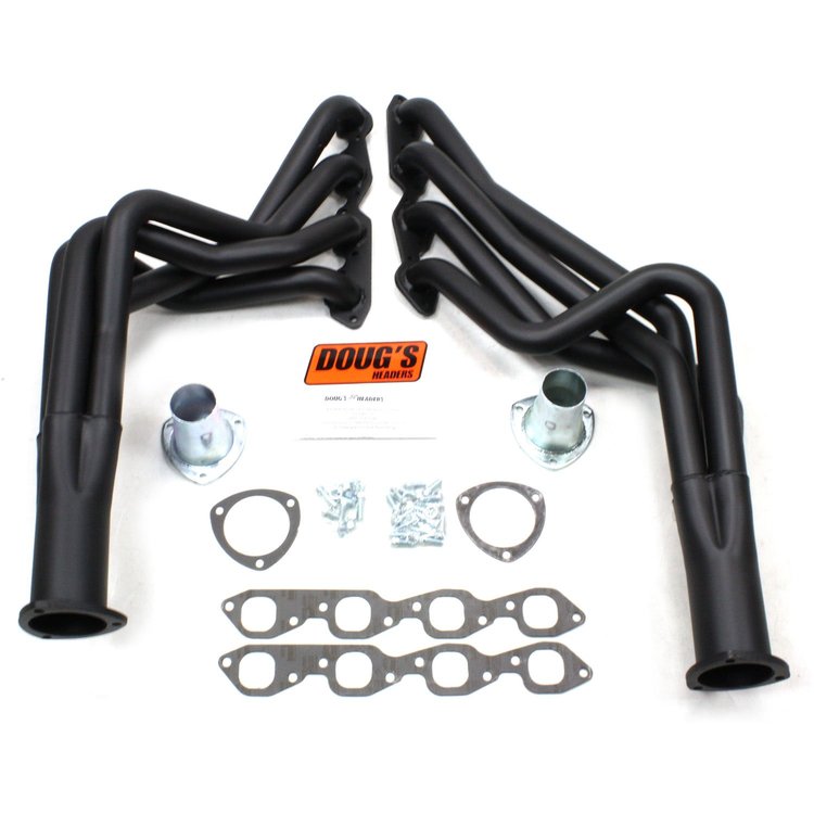 Black Hi-Temp Coated Headers 1968-1974 Chevelle Big Block
