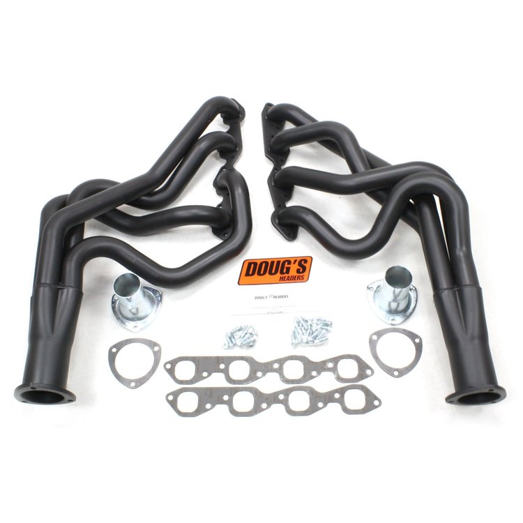 Black Hi-Temp Coated Headers 1967-1972 Big Block Chevy 396-502 2" Tube Diameter
