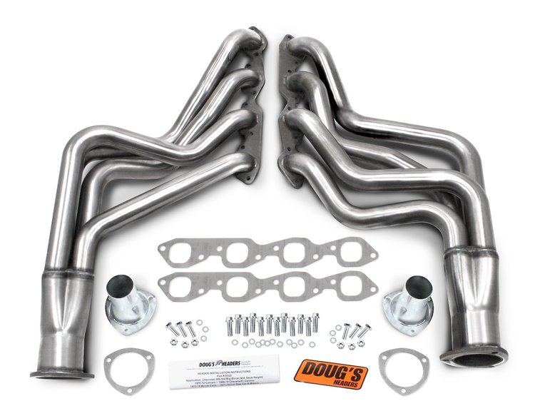 Long Tube Header for 1965-1986 GM A, F & G-Body Big Block Chevy [304 Stainless Steel]