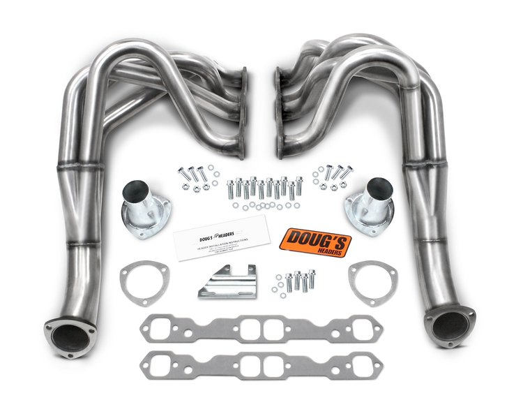 D329-SS Fenderwell Headers for 1963-1967 Chevrolet Chevy II/Nova Small Block Chevy V8 [304 Stainless Steel]
