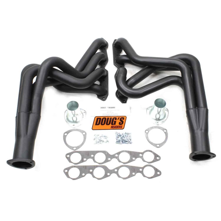 Black Hi-Temp Coated Headers 1970-1981 Big Block Chevy 396-502