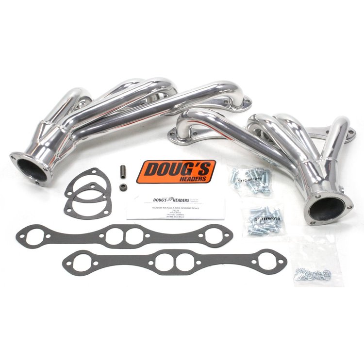 Metallic Ceramic Coated Headers 1982-1992 Small Block Chevy 265-400 1-5/8" Tube Diameter