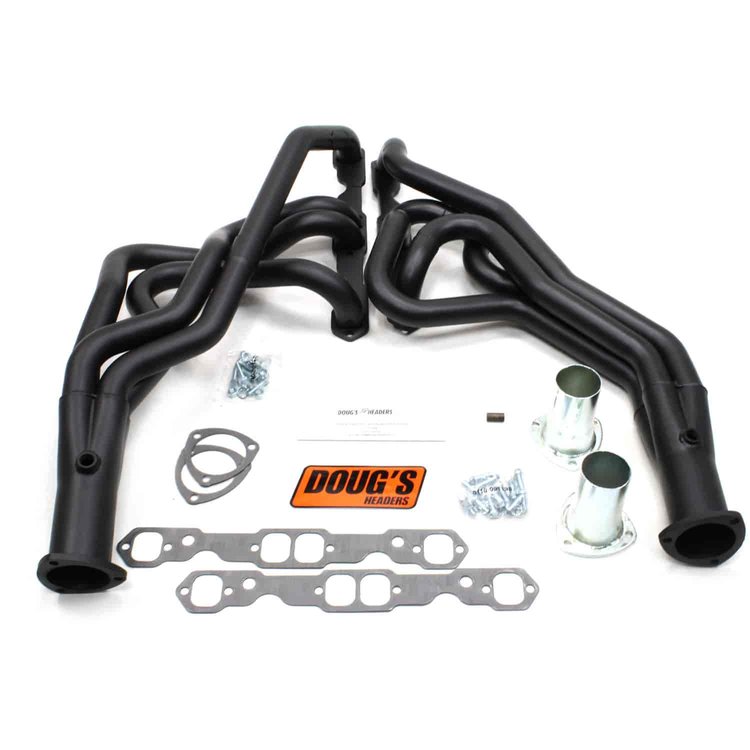 Black Hi-Temp Coated Headers 1993-1997 Small Block Chevy 265-400 1-3/4" Tube Diameter