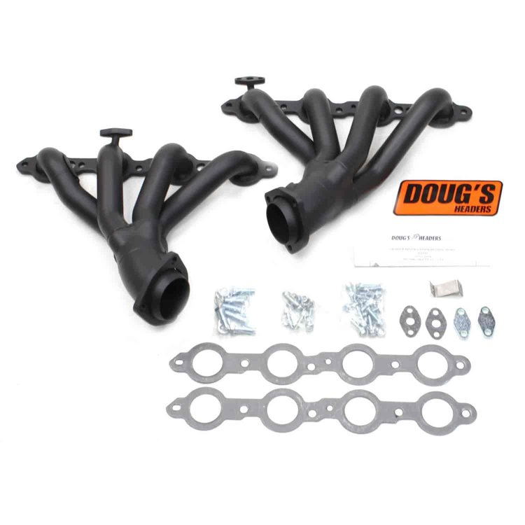 Black Hi-Temp Coated Headers 1997-1999 Corvette LS1/LS6 1-5/8" Tube Diameter